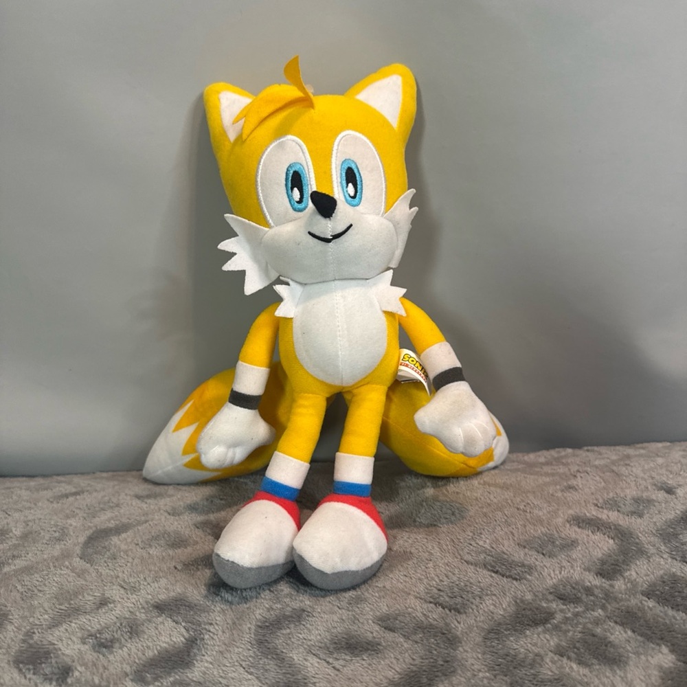 Tails Sonic the Hedgehog Plush Stuffed Animal 12" AUTHENTIC Licensed